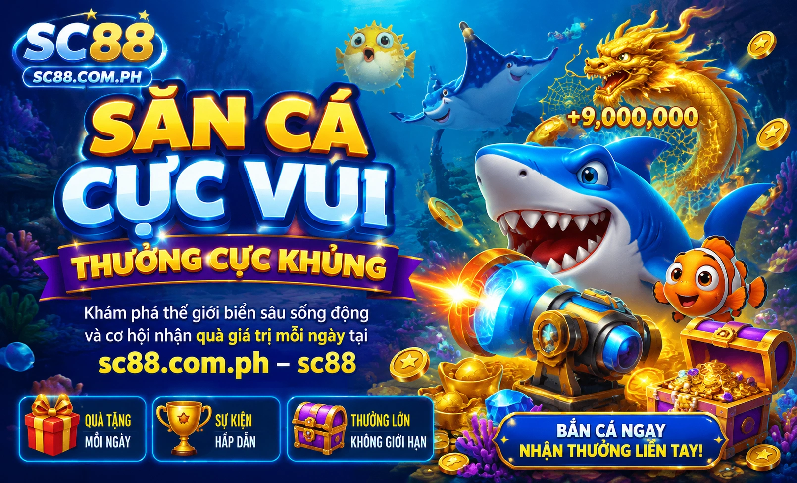 Bắn Cá game lobby