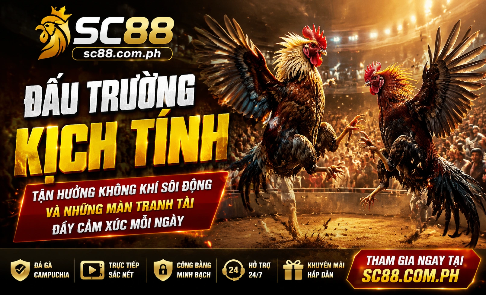 Trận nổi bật Đá Gà SC88 3