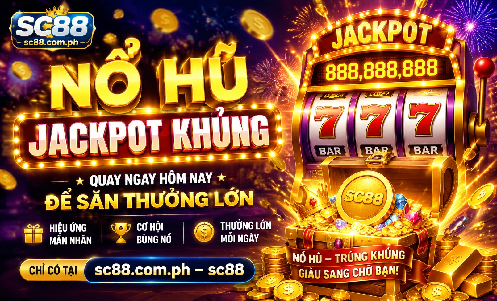 Khu trò chơi SC88 với bố cục rõ ràng